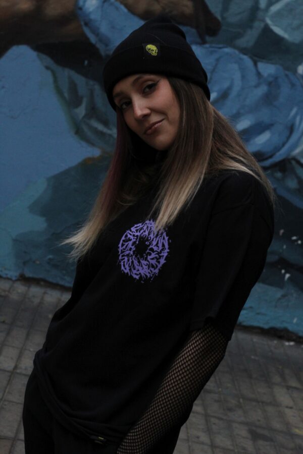 Beanie Negro Skull