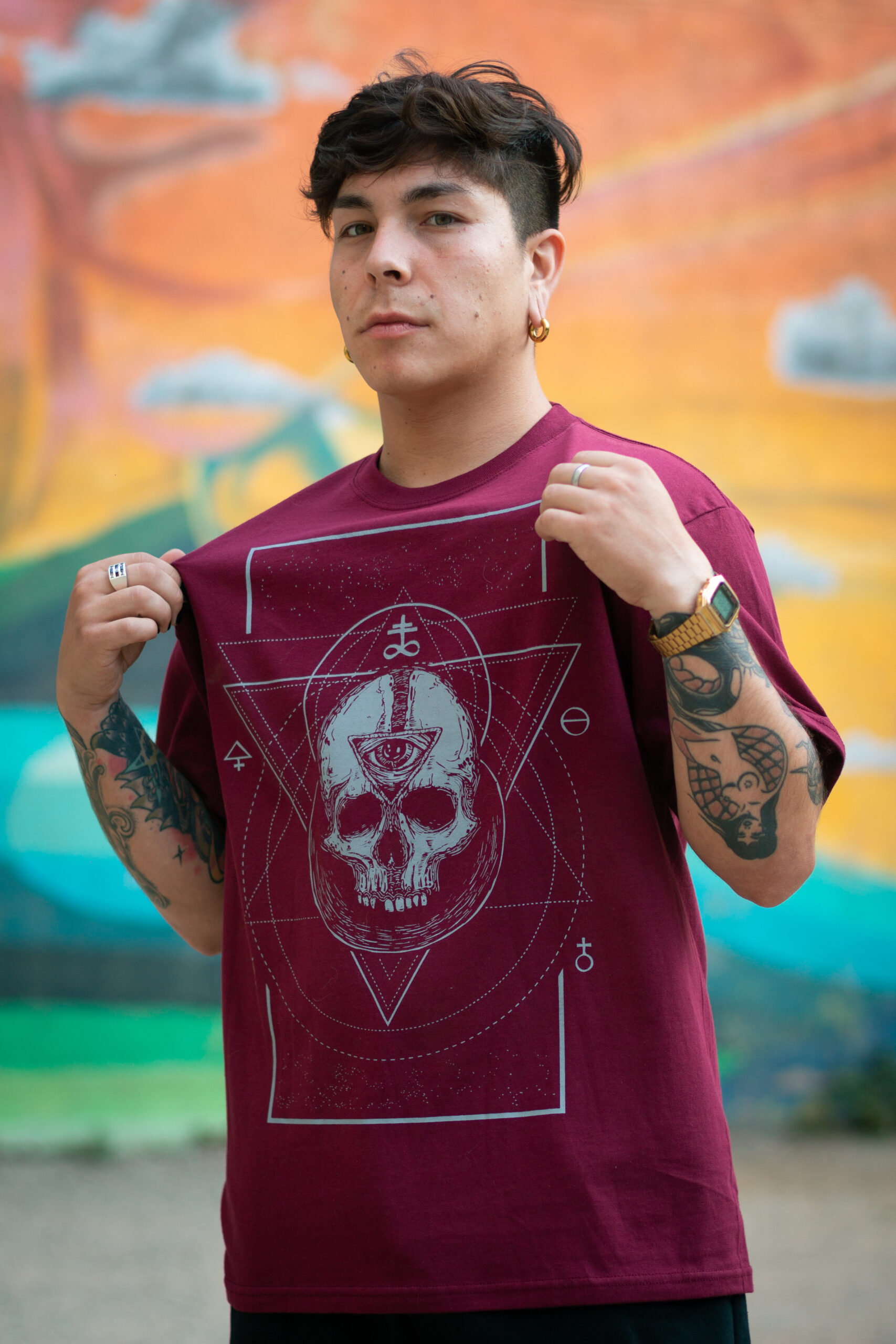 Polera Burdeo Alquimia