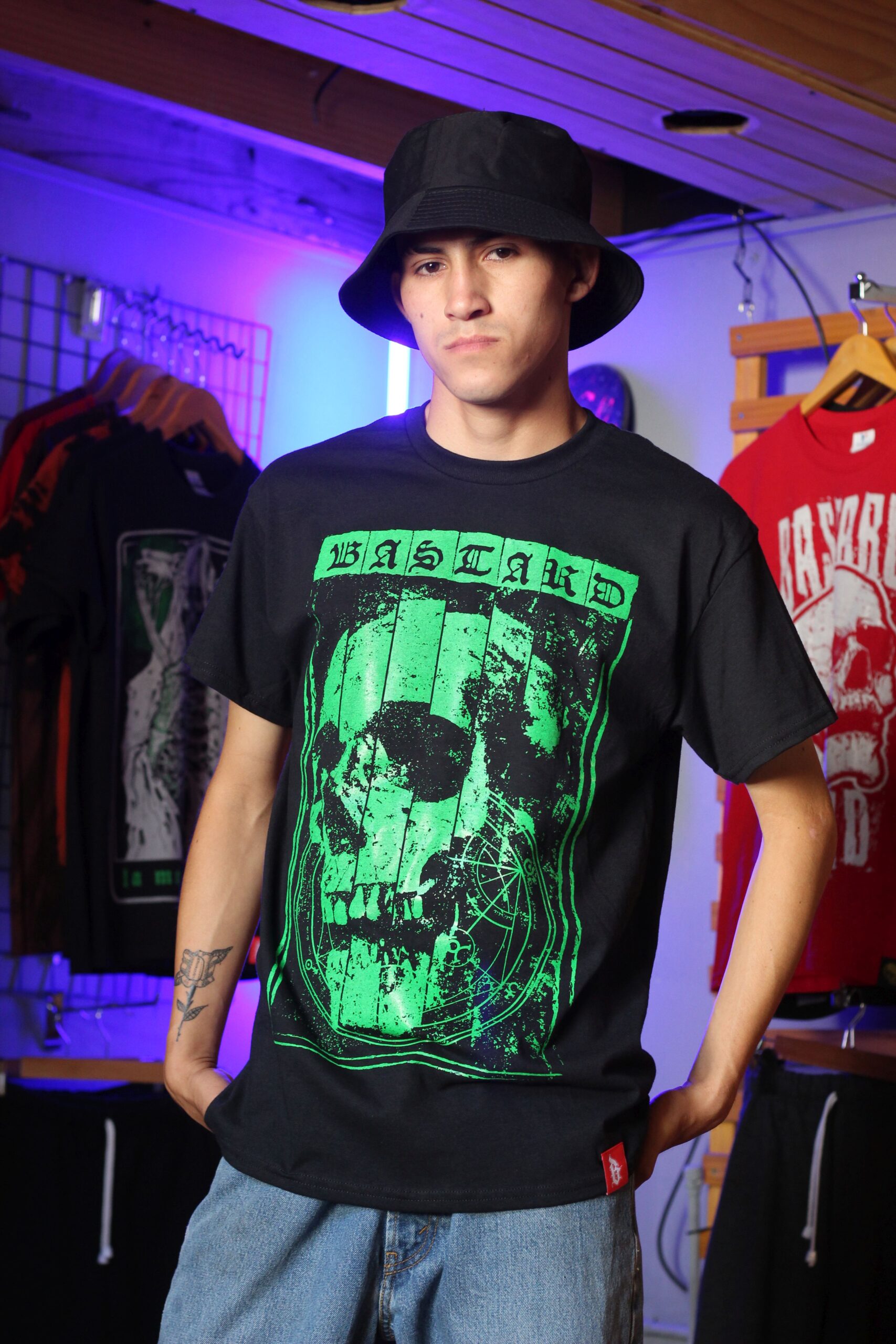 Polera Negra Burialground