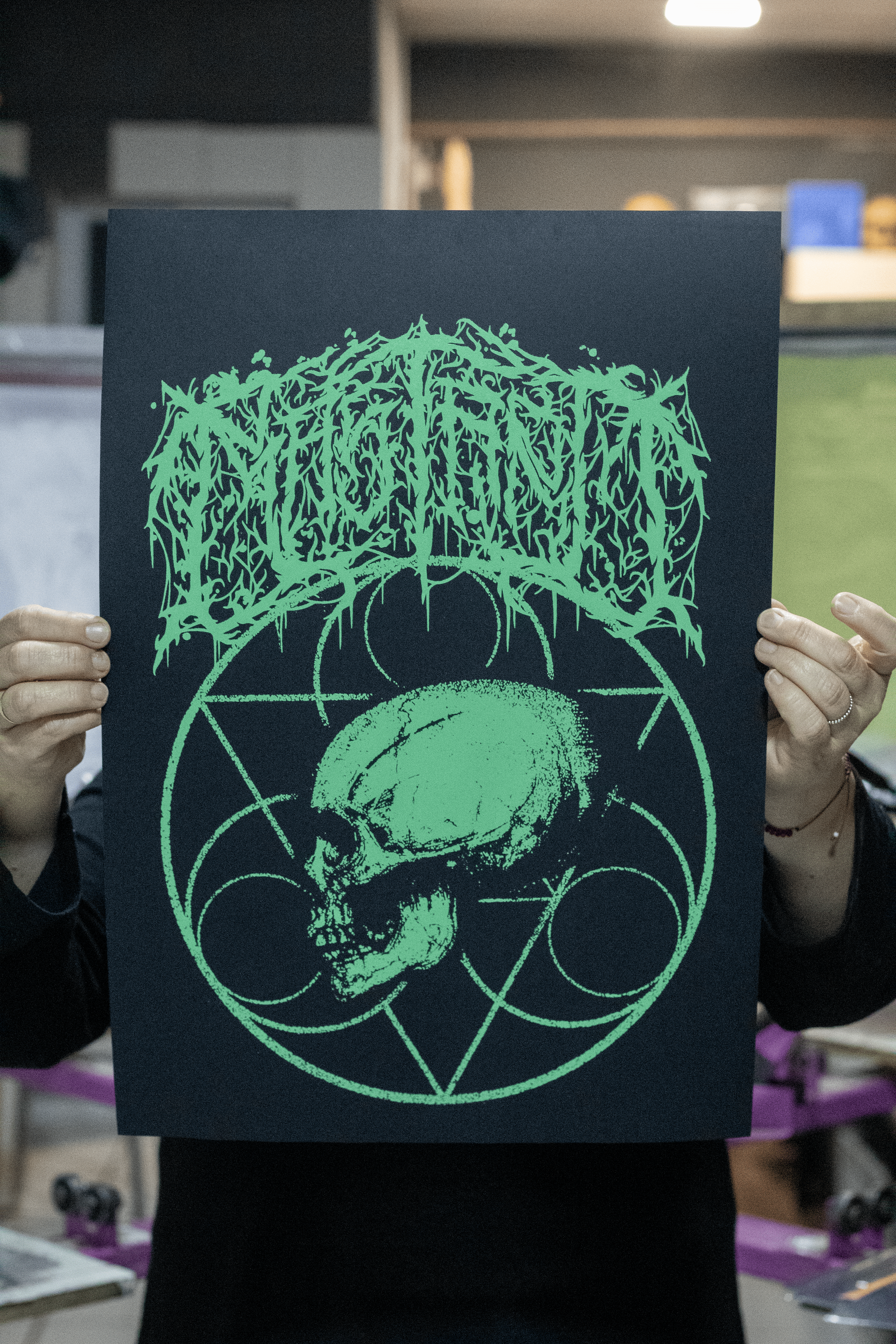 Lamina Serigrafia OrionSkull