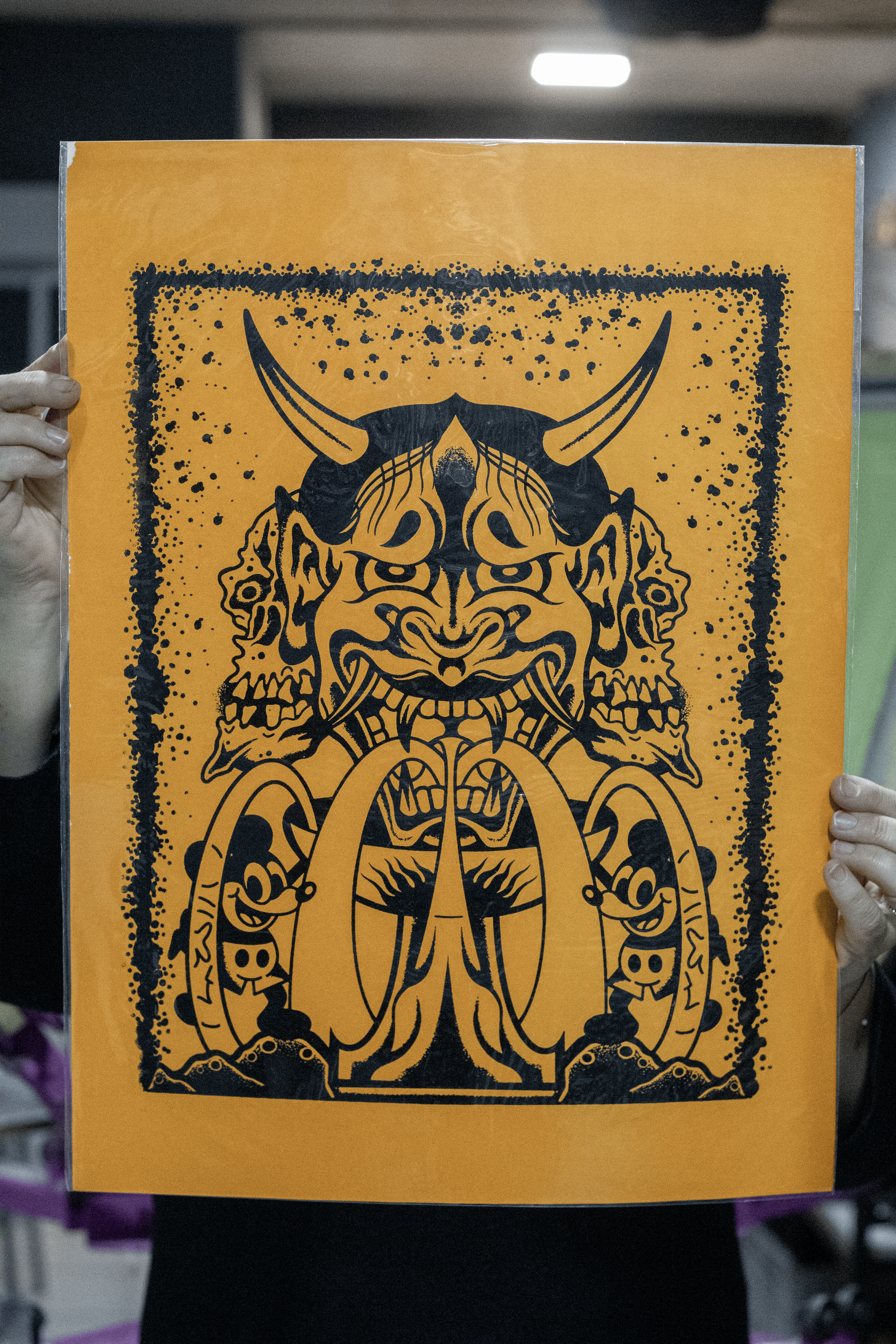 Lamina Serigrafia Hannya