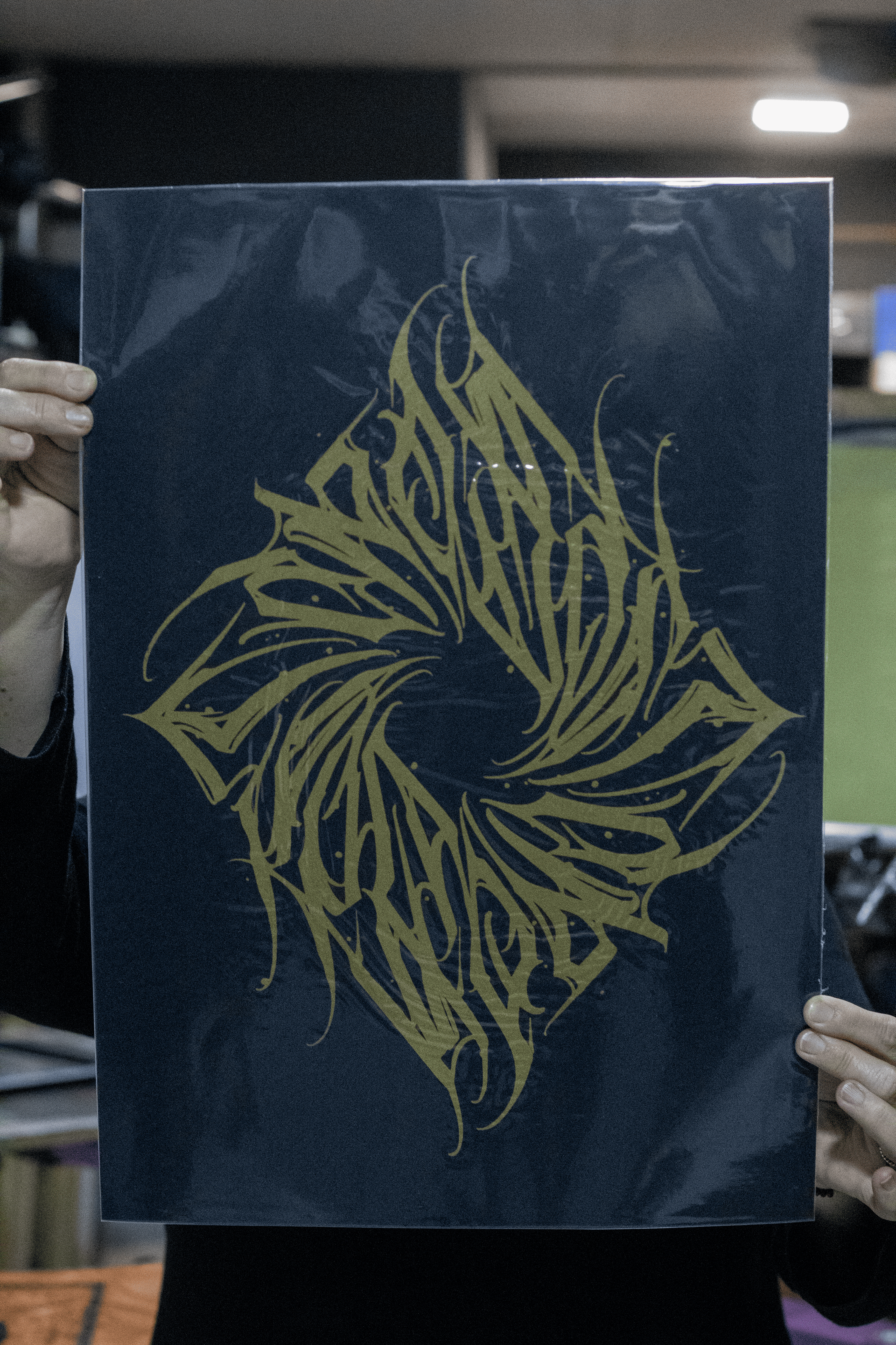 Lamina Serigrafia Rombo Letter