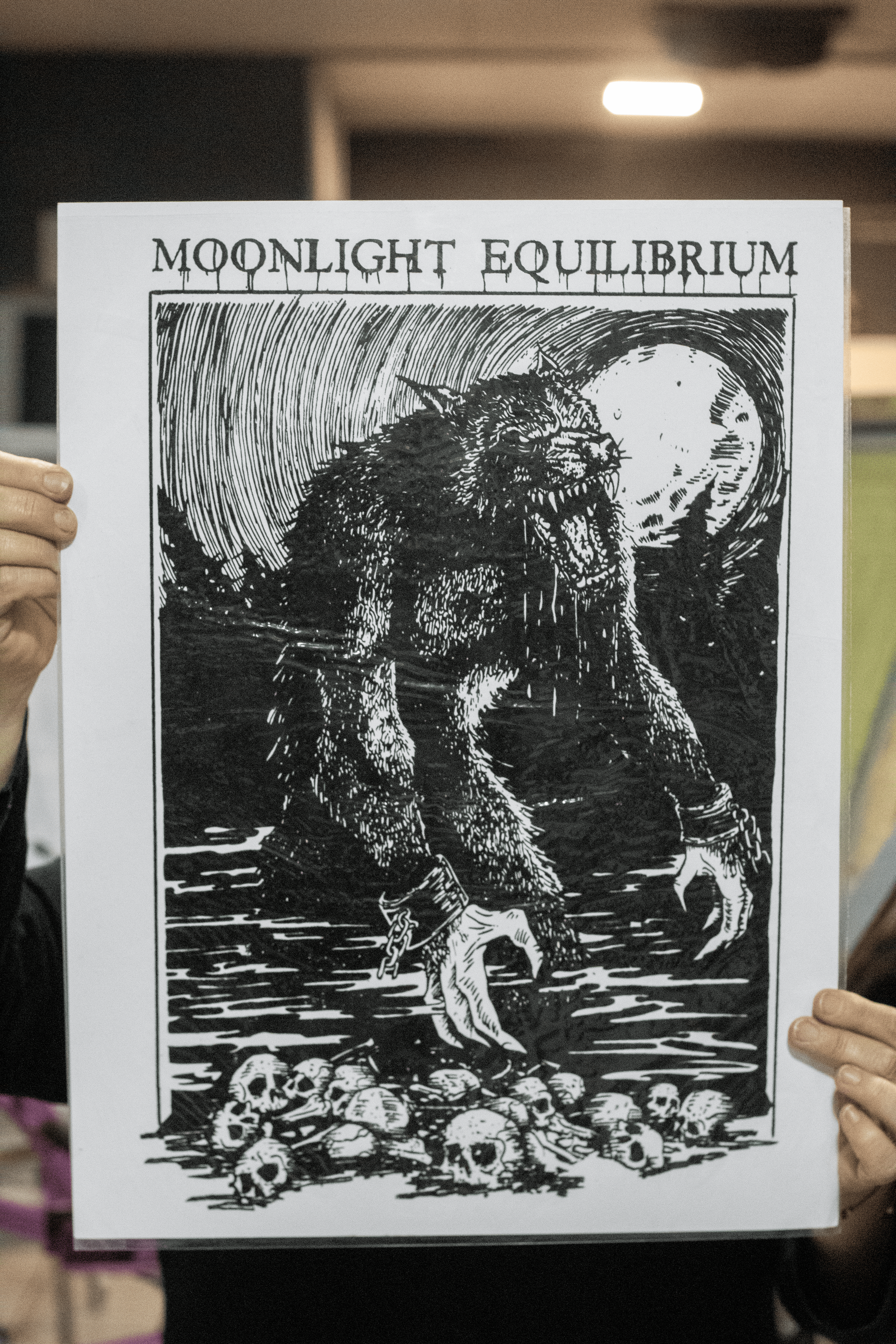 Lamina Serigrafia Moonlight Equilibrium