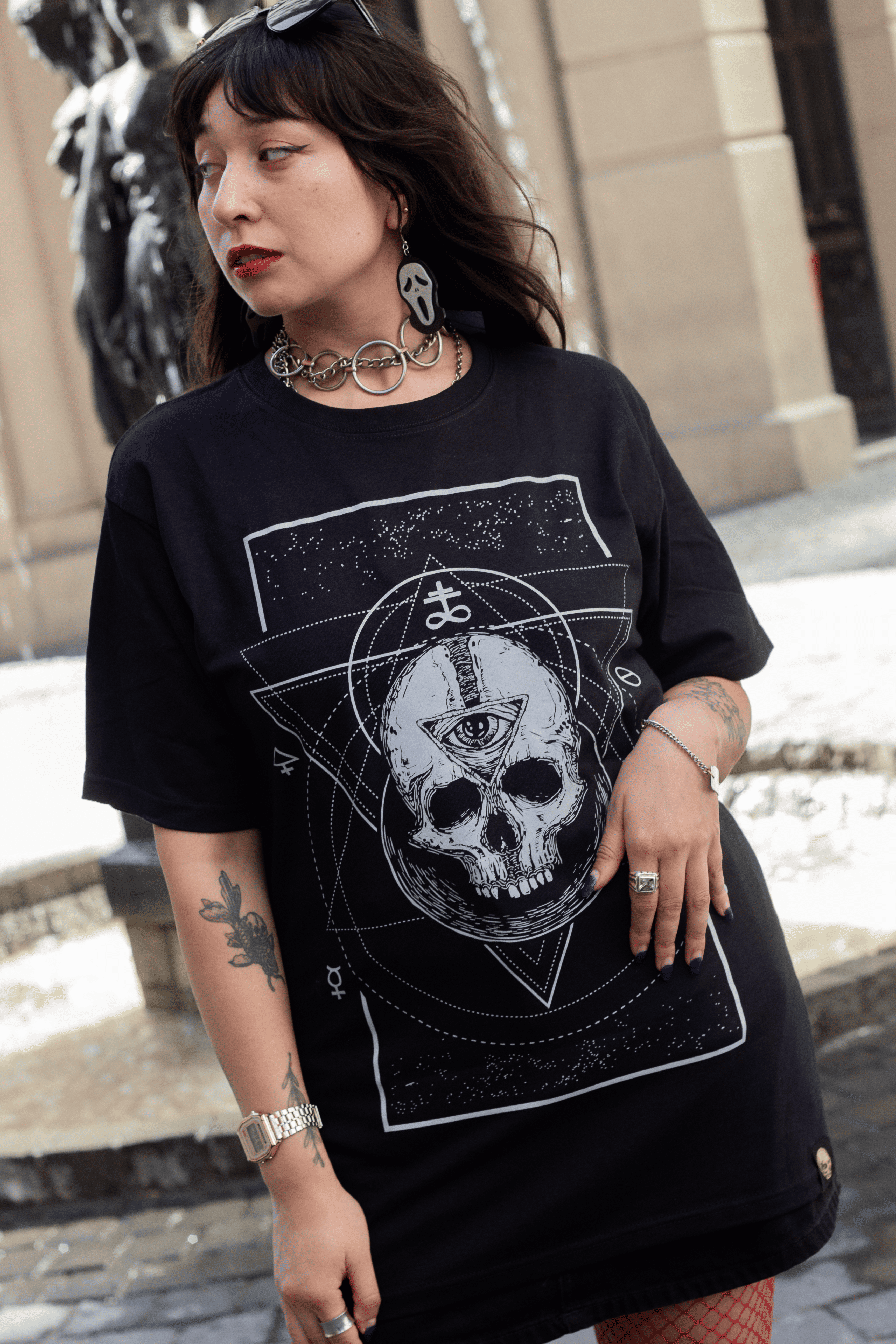 Polera Negra Alquimia