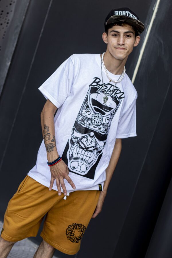 Polera Blanca Samurai