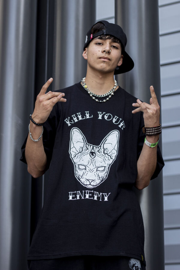 Polera Negra Kill Your Enemy