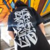 Polera Boxy Fit Negra Respeto