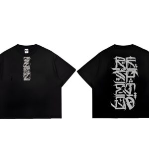 Polera Boxy Fit Negra Respeto