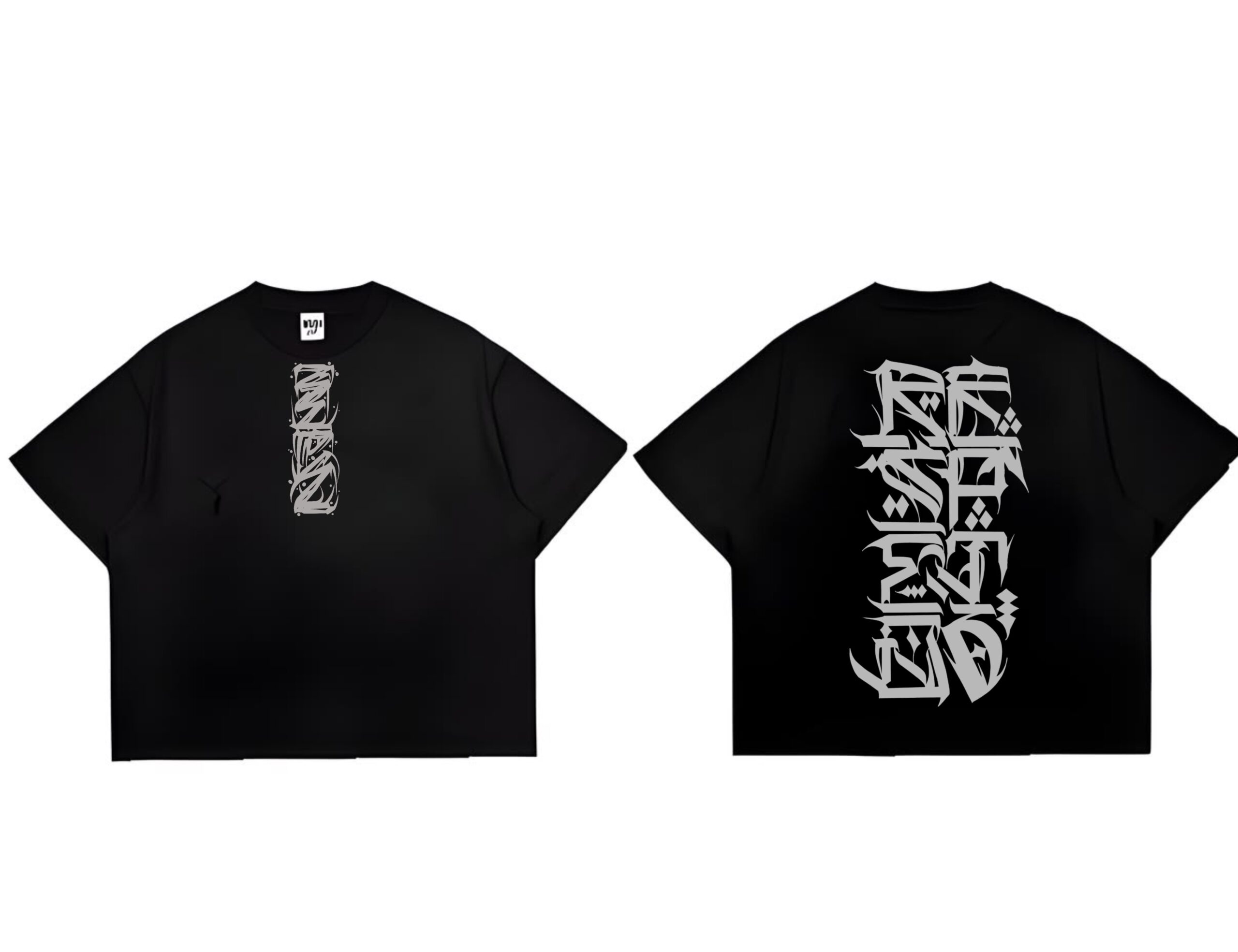 Polera Boxy Fit Negra Respeto
