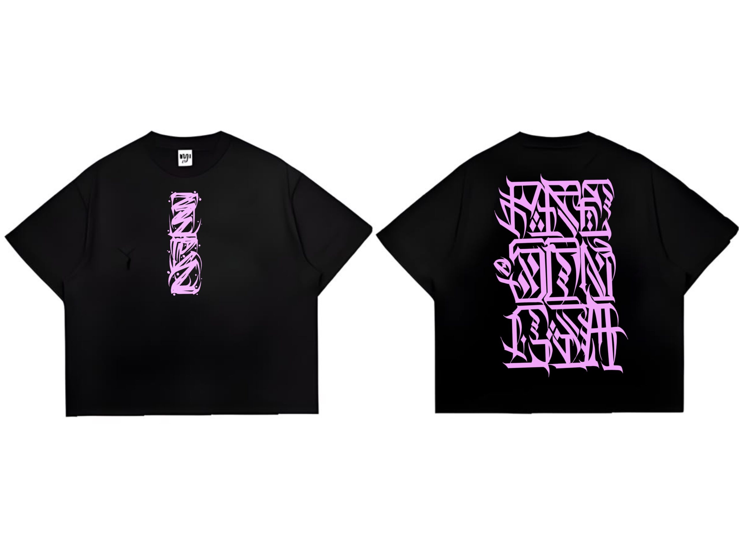 Polera Boxy Fit Negra Presencia