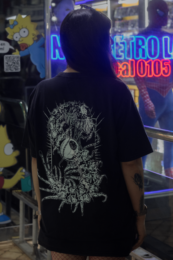 Polera Acid Wash Dark Centipide