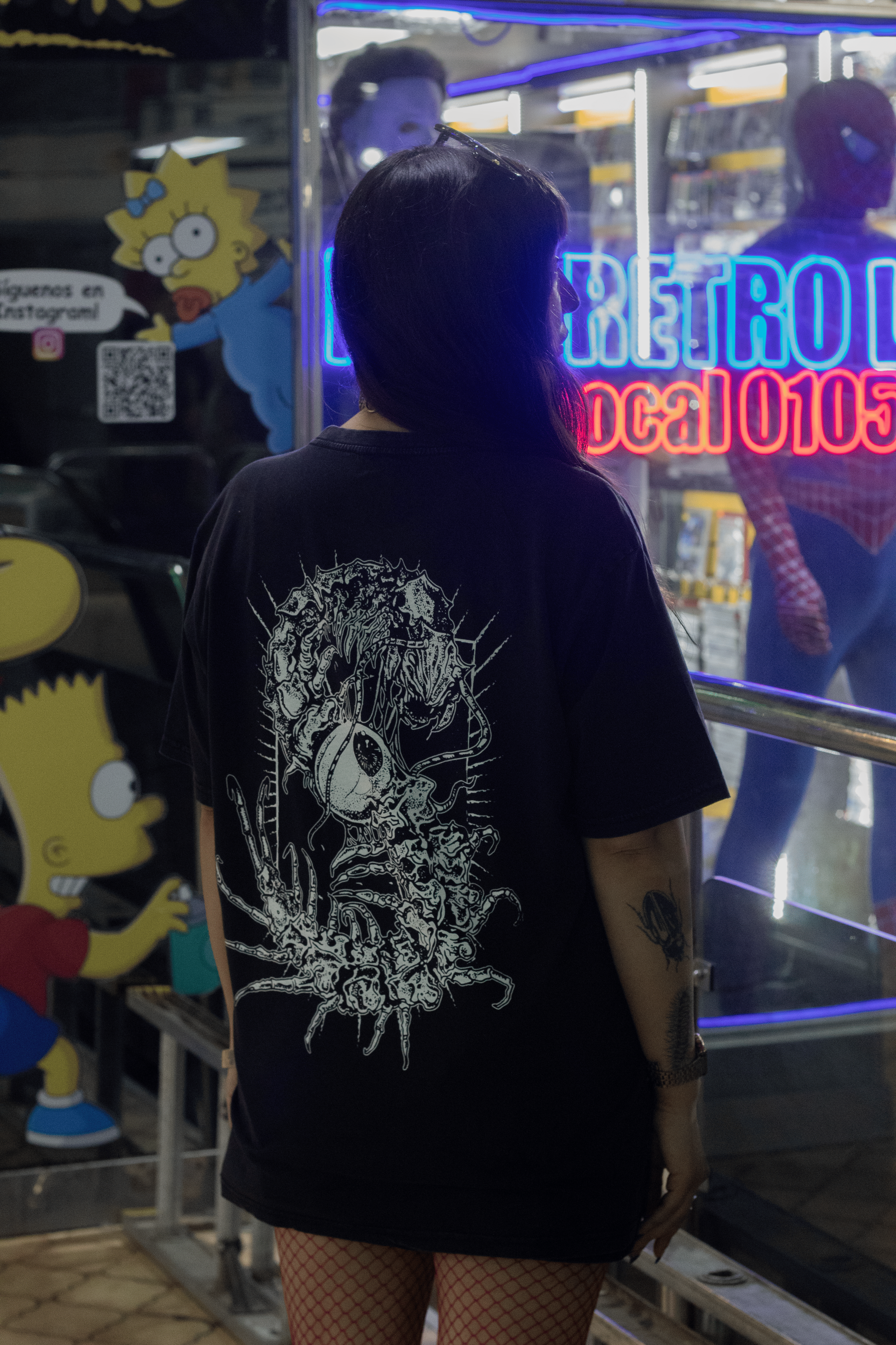 Polera Acid Wash Dark Centipide