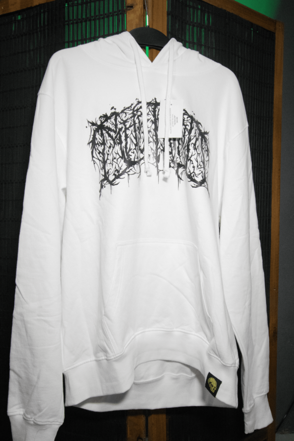 Poleron Canguro Blanco Dark Letters